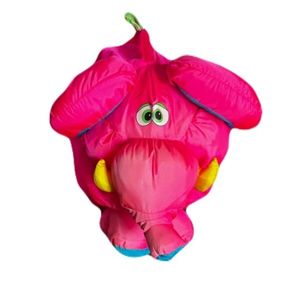 Vintage 1994 Puffalump Fisher Price Big Things Elephant Nylon Plush  24”-Read - Picture 1 of 15